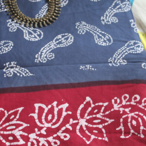 White Art Dot Style without blouse (Boutique Collection)BC0001