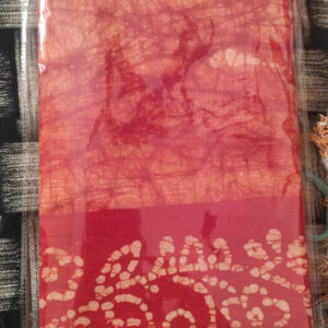 Amber Handwoven batik sareeHBS0001