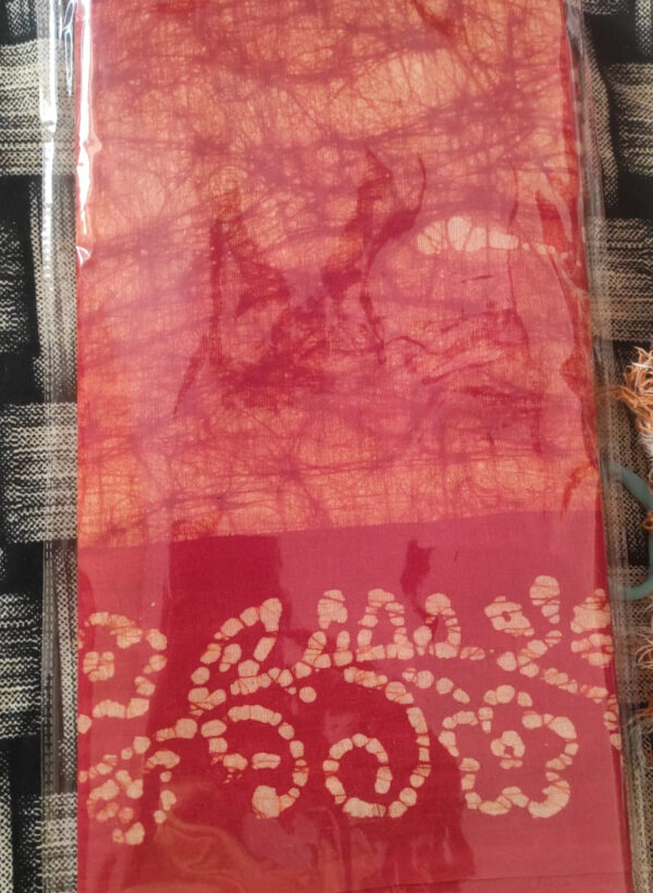 Amber Handwoven batik sareeHBS0001