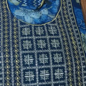 Blue nyra cut kurtiKS014